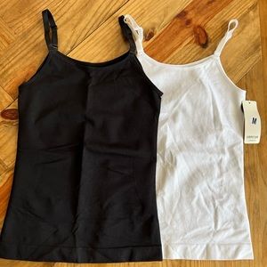Shapermint Cami - black and white - medium